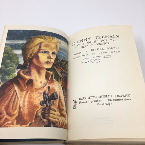 1943 Edition Johnny Tremain by Ester Forbes Hardbound Book - Picture 5 of 15